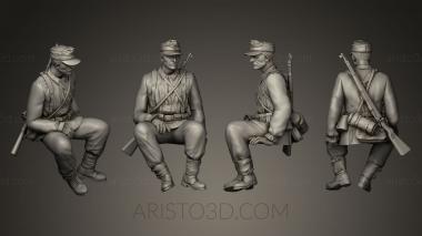 Military figurines (STKW_0050) 3D model for CNC machine